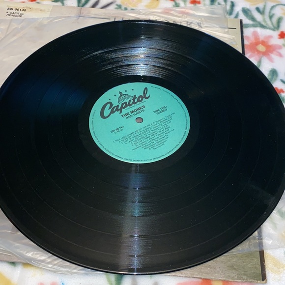 Vintage Bad Habits The Monks Vinyl Record - Picture 7 of 8